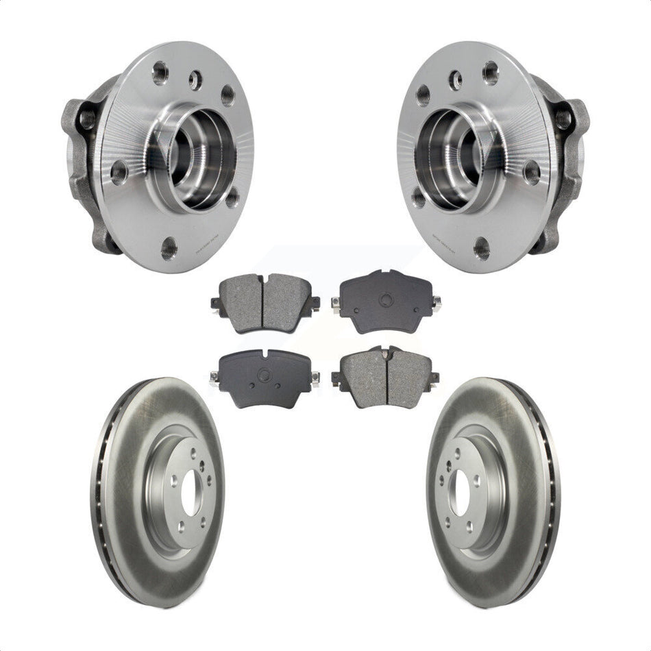 Front Hub Bearing Coat Brake Rotor Pad Kit For BMW X1 Mini Cooper Countryman X2 228i Gran KBB-128761