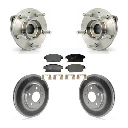 Front Hub Bearing Coat Brake Rotor Pads Kit For Chevrolet Cruze Buick Verano Orlando Volt KBB-129456