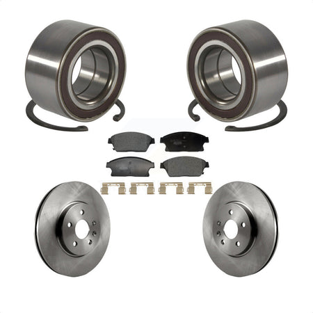 Front Wheel Bearing Disc Brake Rotor & Pads Kit For 2013-2017 Chevrolet Trax Buick Encore KBB-129602
