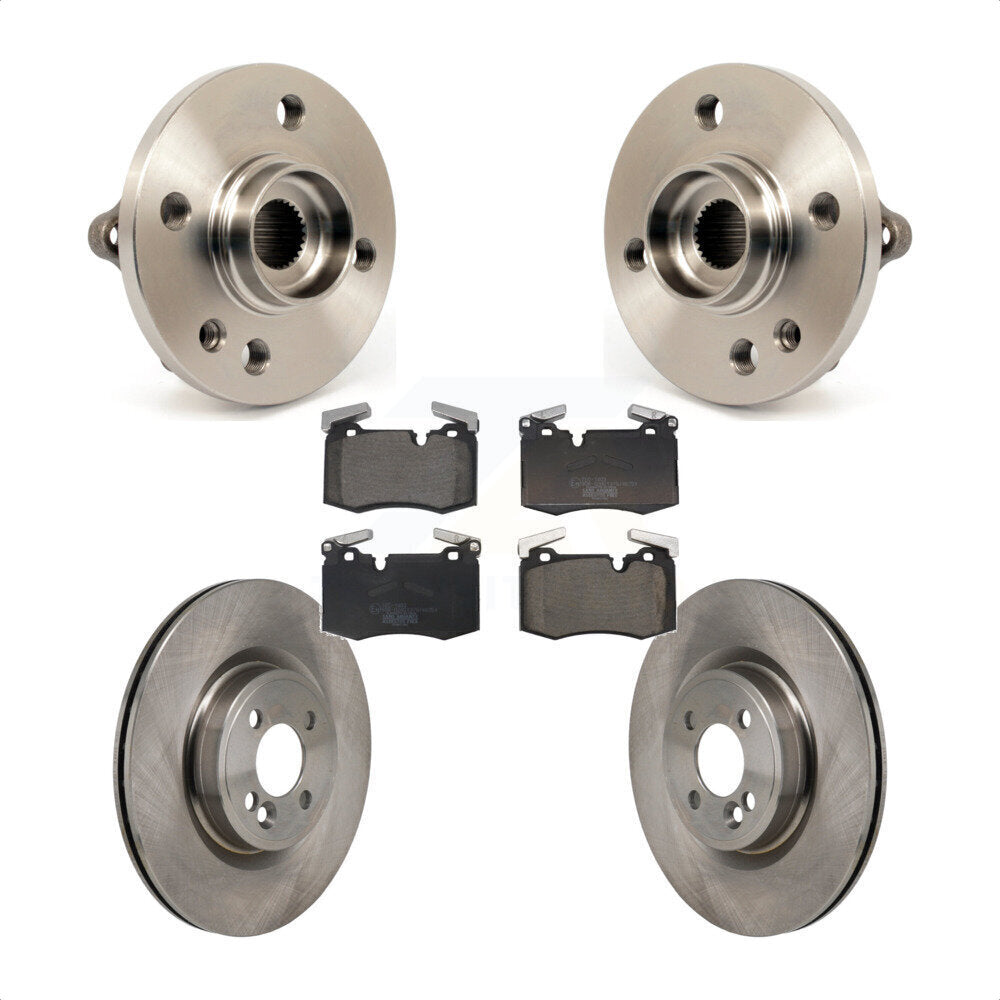 Front Hub Bearing Brake Rotor And Pad Kit For Mini Cooper With 316mm Diameter KBB-130044