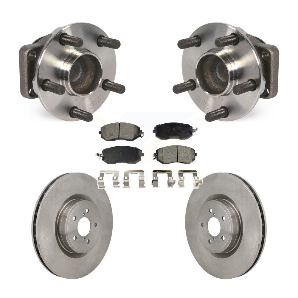 Front Hub Bearing Disc Brake Rotor Pads Kit For 2019 Toyota 86 Base GT With Brembo Brakes KBB-130051
