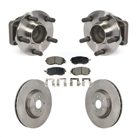 Front Hub Bearing Disc Brake Rotor Pads Kit For 2019 Toyota 86 Base GT With Brembo Brakes KBB-130051