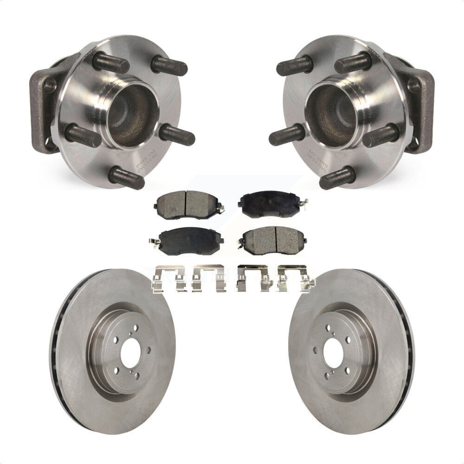 Front Hub Bearing Disc Brake Rotor Pads Kit For 2019 Toyota 86 Base GT With Brembo Brakes KBB-130051