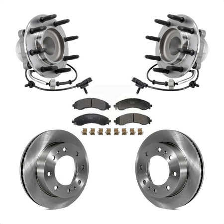 Front Hub Bearing Brake Rotor And Pad Kit For 2021-2023 GMC Savana 2500 Chevrolet Express KBB-130069