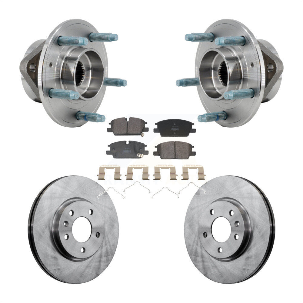 Front Hub Bearing Assembly Disc Brake Rotor And Pad Kit For Chevrolet Equinox GMC Terrain KBB-130119