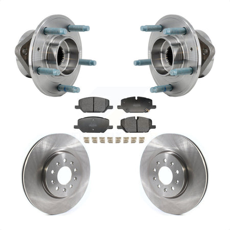 Front Hub Bearing Assembly Disc Brake Rotor And Pad Kit For Chevrolet Equinox GMC Terrain KBB-130120