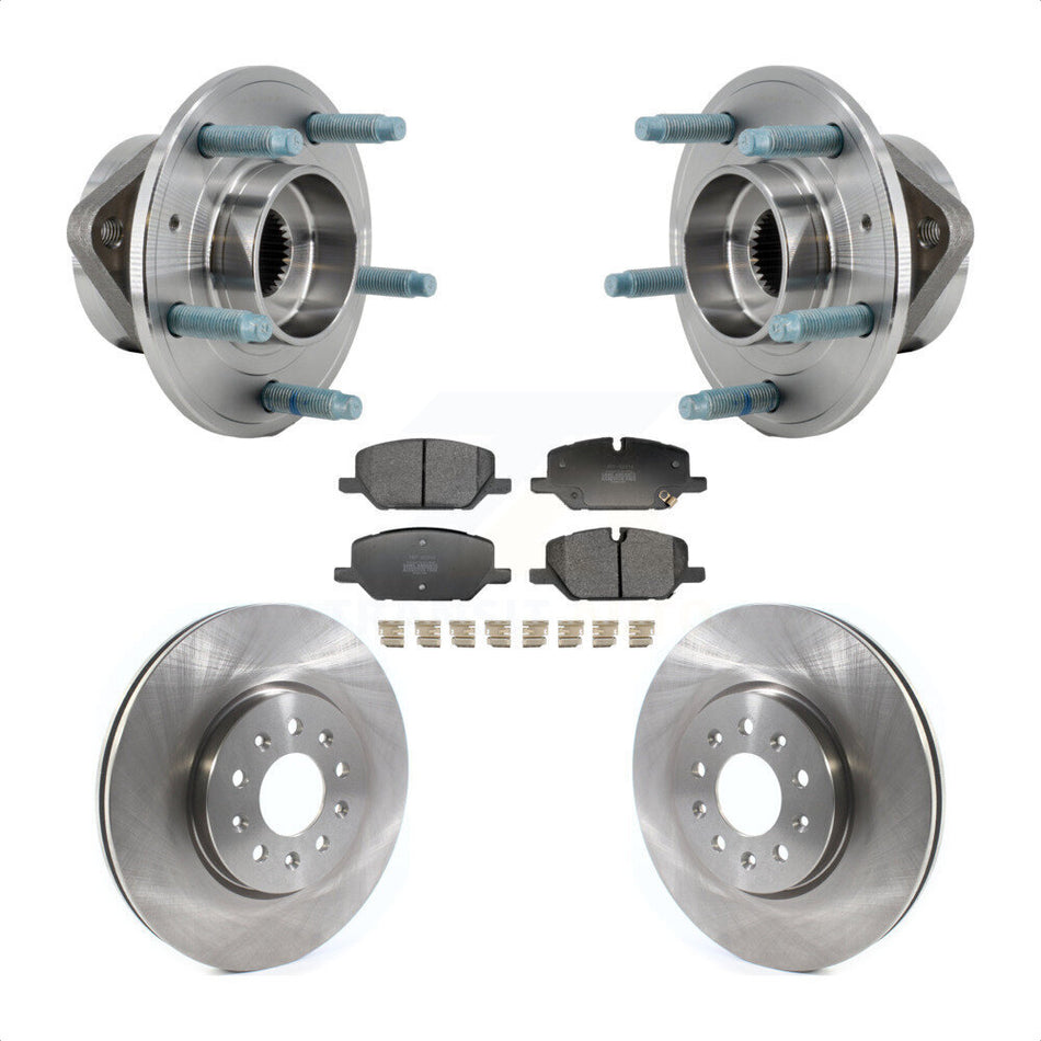 Front Hub Bearing Assembly Disc Brake Rotor And Pad Kit For Chevrolet Equinox GMC Terrain KBB-130120