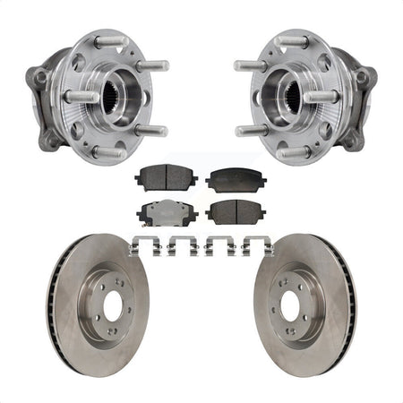 Front Hub Bearing Assembly Disc Brake Rotor Pad Kit For Hyundai Santa Fe Kia Sorento Cruz KBB-130137