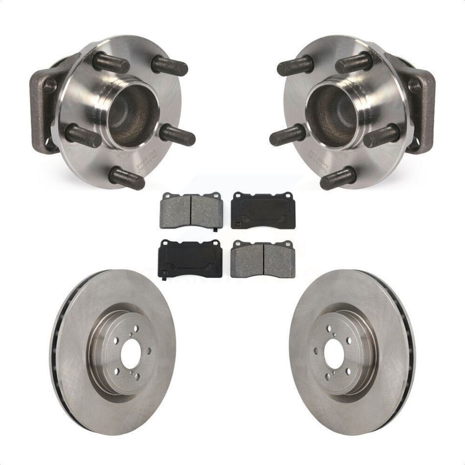 Front Hub Bearing Disc Brake Rotor & Pads Kit For Subaru BRZ Toyota 86 With Brembo Brakes KBB-130231