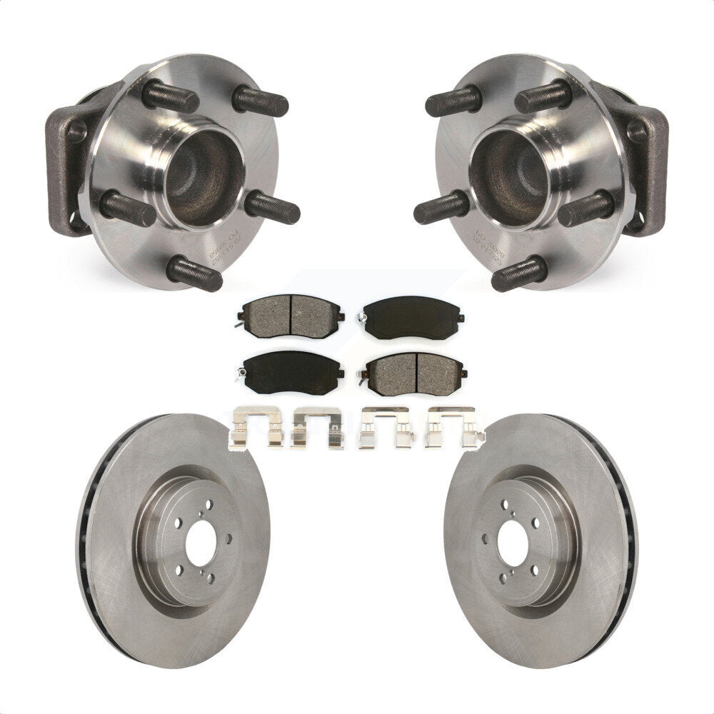 Front Hub Bearing Disc Brake Rotor Pads Kit For 2019 Toyota 86 Base GT With Brembo Brakes KBB-130232