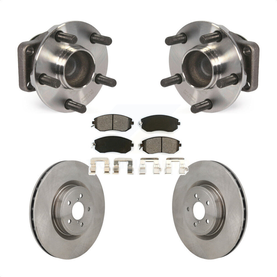 Front Hub Bearing Disc Brake Rotor Pads Kit For 2019 Toyota 86 Base GT With Brembo Brakes KBB-130232