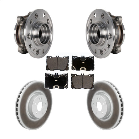 Front Hub Bearing Coat Brake Rotor Pad Kit For Mercedes-Benz C43 AMG GLC43 E450 E400 E300 KBB-130253