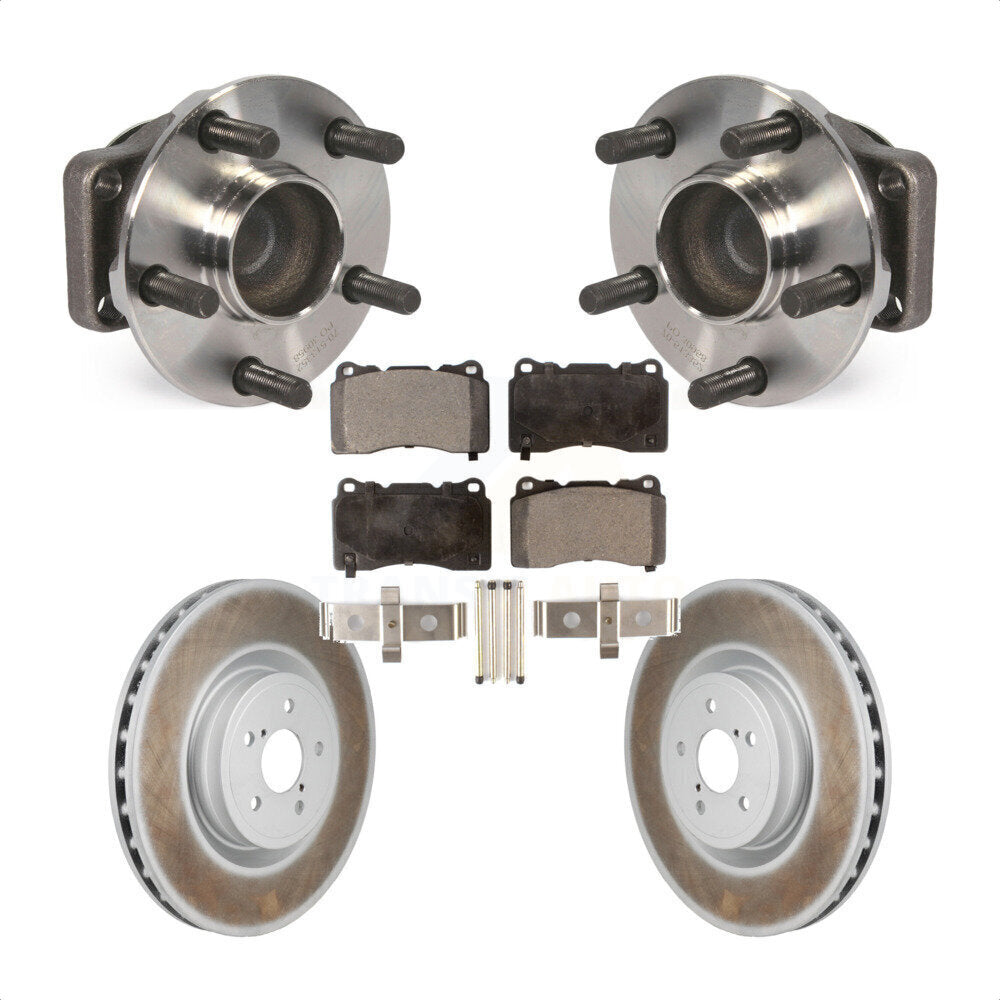 Front Hub Bearing Coated Brake Rotor Pads Kit For Subaru BRZ Toyota 86 With Brembo Brakes KBB-130288