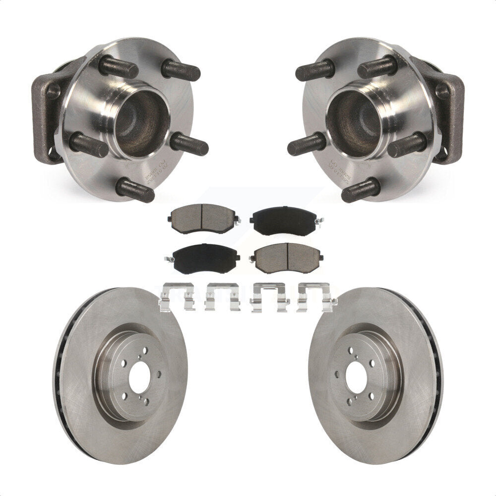 Front Hub Bearing Disc Brake Rotor Pads Kit For 2019 Toyota 86 Base GT With Brembo Brakes KBB-130321