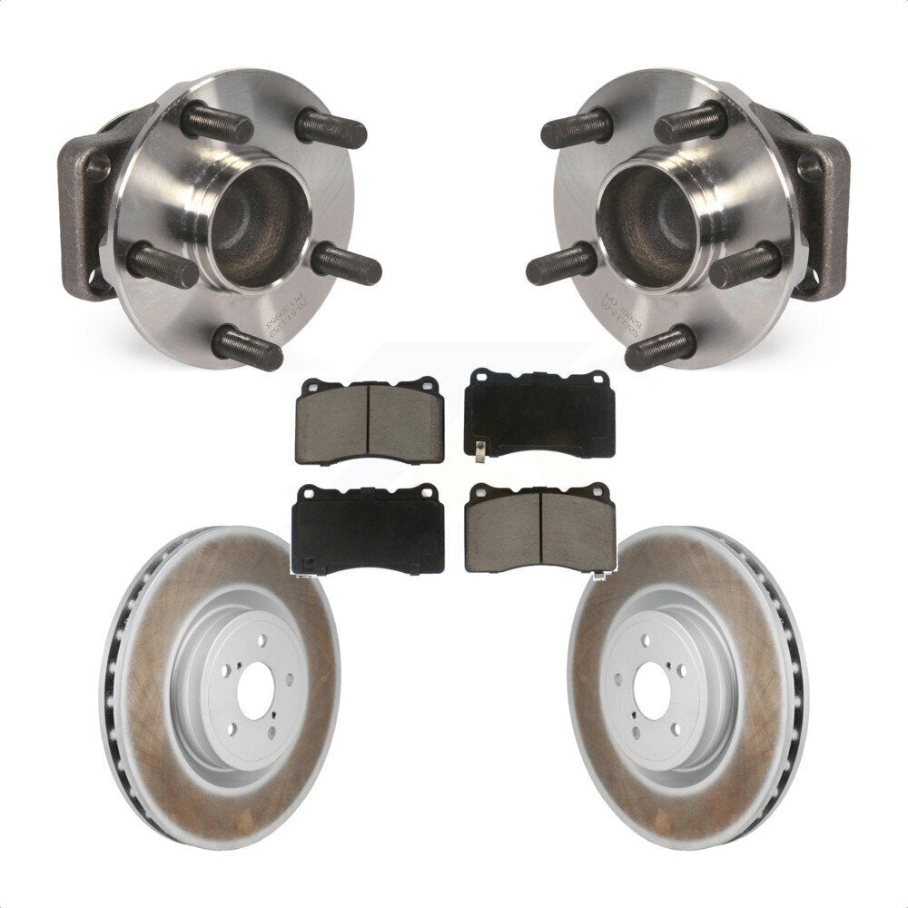 Front Hub Bearing Coated Brake Rotor Pads Kit For Subaru BRZ Toyota 86 With Brembo Brakes KBB-130421