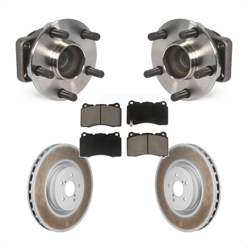 Front Hub Bearing Coated Brake Rotor Pads Kit For Subaru BRZ Toyota 86 With Brembo Brakes KBB-130421