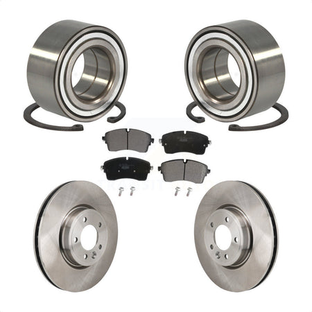 Front Wheel Bearing Disc Brake Rotor Pad Kit For Land Rover Discovery Range DIESEL engine KBB-130501