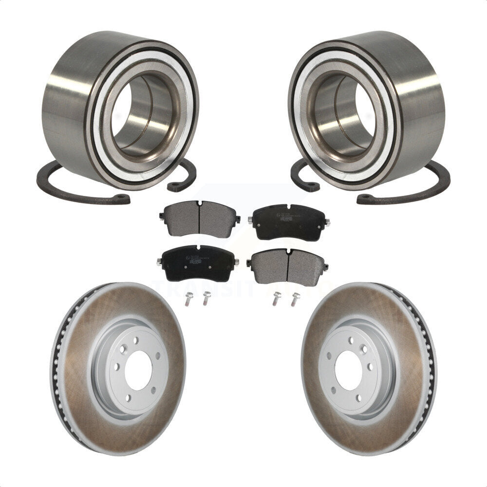 Front Wheel Bearing Coat Brake Rotor Pad Kit For Land Rover Discovery Range DIESEL engine KBB-130601