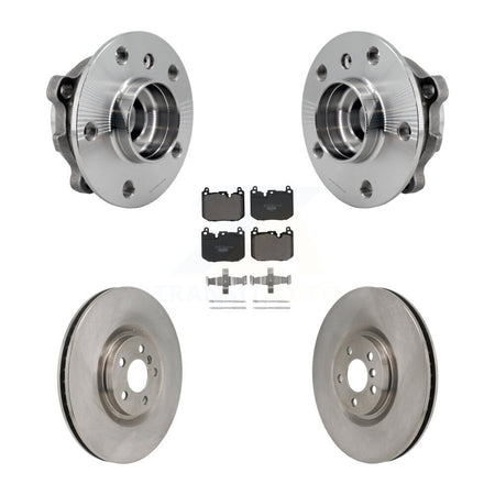 Front Hub Bearing Assembly Brake Rotor Pads Kit For Mini Cooper Countryman BMW X2 Clubman KBB-130816