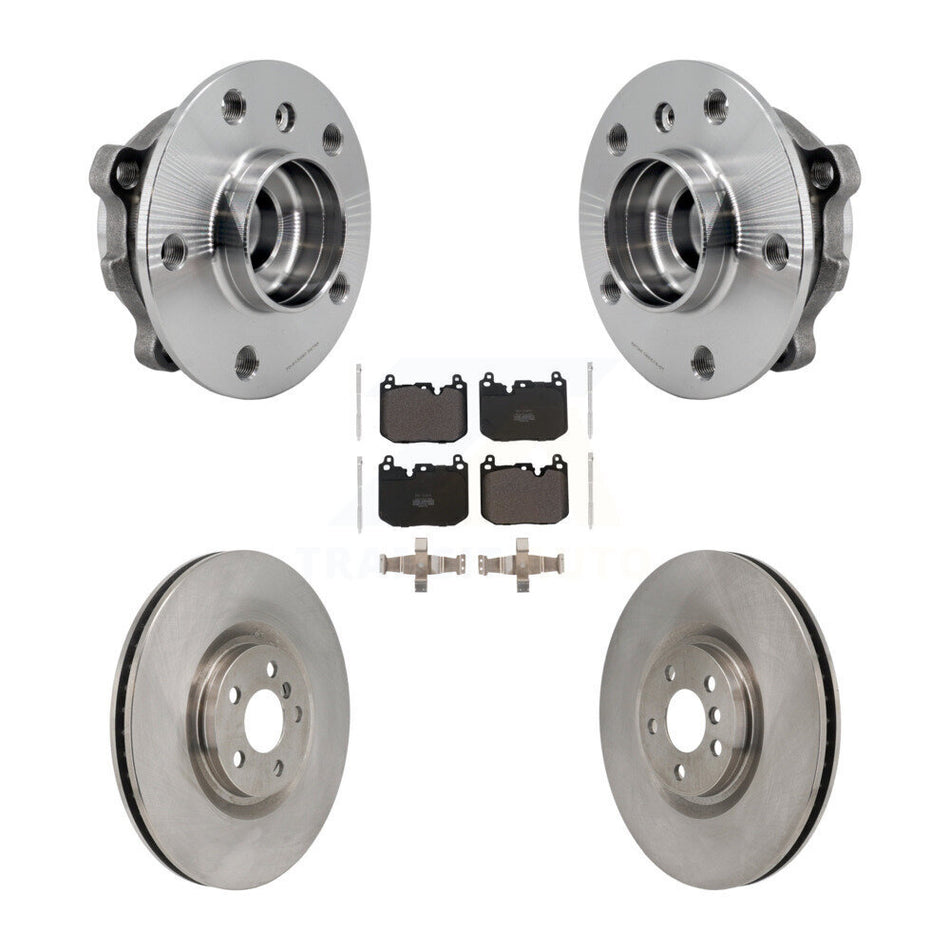 Front Hub Bearing Assembly Brake Rotor Pads Kit For Mini Cooper Countryman BMW X2 Clubman KBB-130817