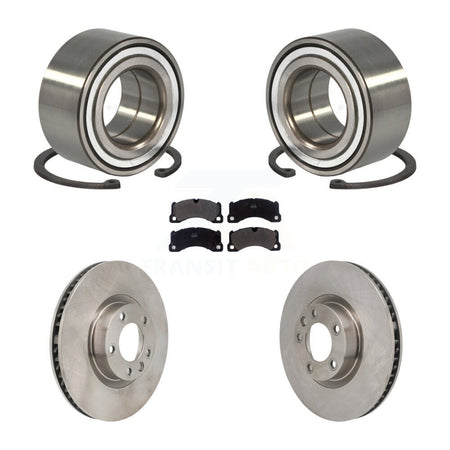 Front Wheel Bearing Disc Brake Rotors And Pads Kit For Volkswagen Touareg Porsche Cayenne KBB-130839