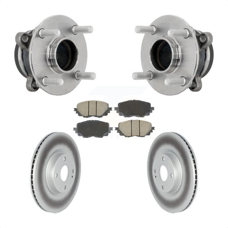 Front Hub Bearing Coated Brake Rotor & Pad Kit For Mazda MX-5 Miata Without Brembo Brakes KBB-131662