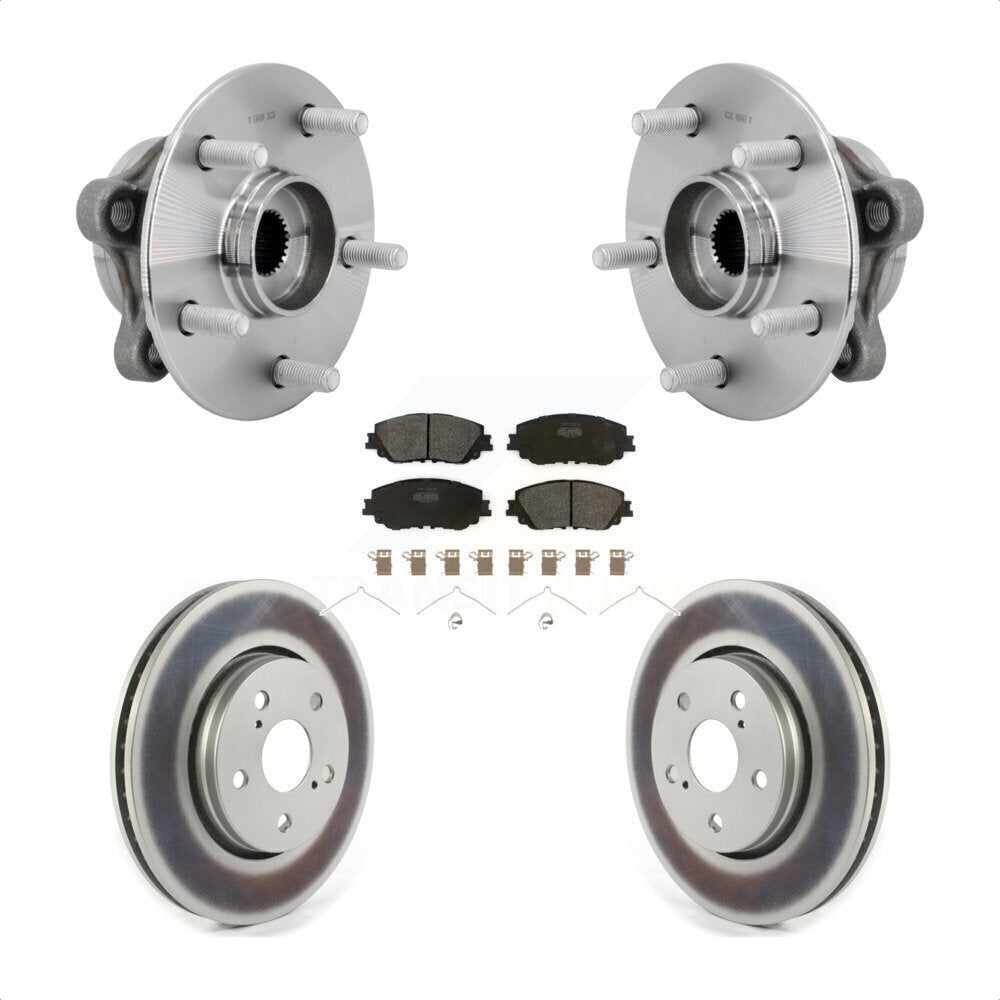 Front Hub Bearing Coat Brake Rotor Pad Kit For Toyota C-HR Vehicles Manufactured In Japan KBB-131804