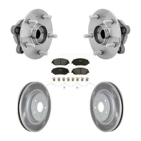 Front Hub Bearing Assembly Coated Brake Rotor Pads Kit For Toyota C-HR Lexus UX250h UX200 KBB-131805