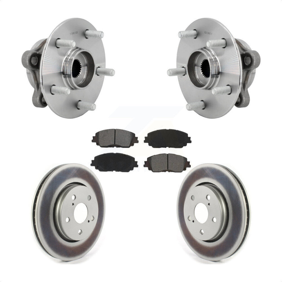 Front Hub Bearing Coat Brake Rotor Pad Kit For Toyota C-HR Vehicles Manufactured In Japan KBB-131948