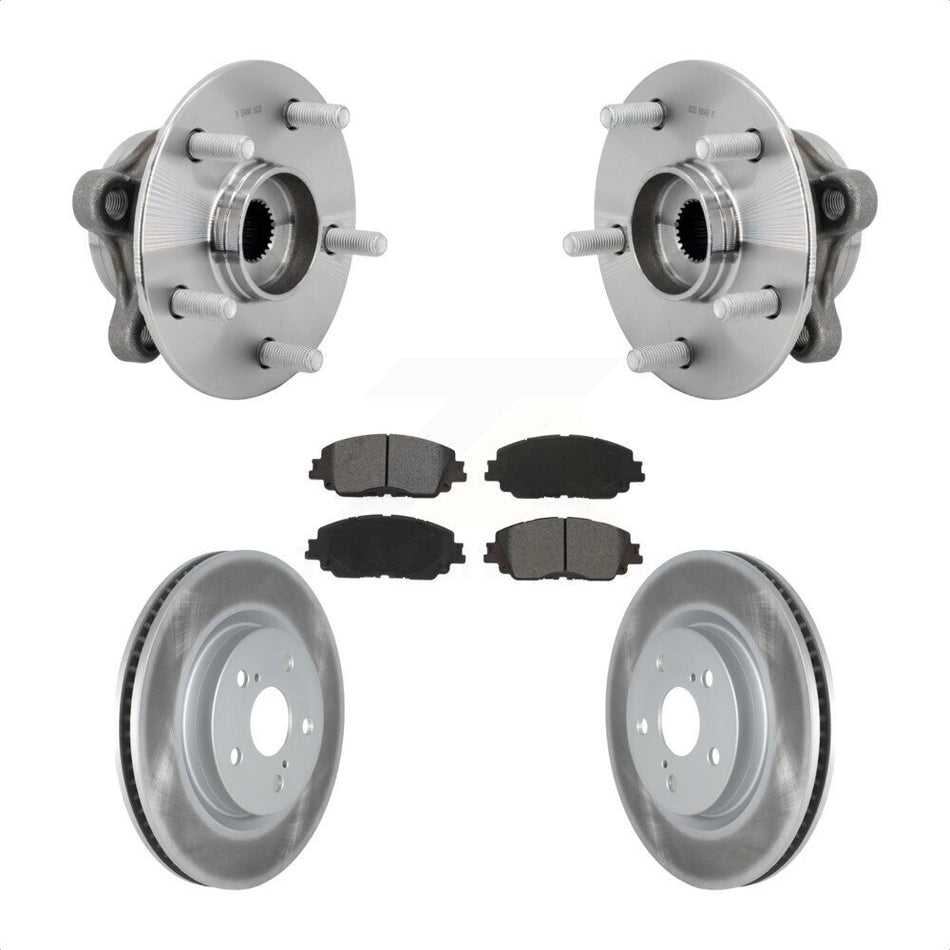 Front Hub Bearing Assembly Coated Brake Rotor Pads Kit For Toyota C-HR Lexus UX250h UX200 KBB-131950