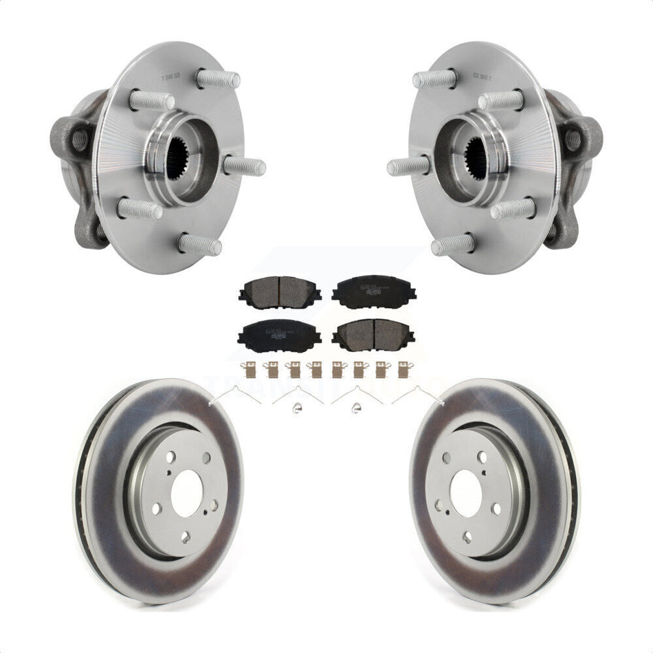 Front Hub Bearing Coat Brake Rotor Pad Kit For Toyota C-HR Vehicles Manufactured In Japan KBB-132089
