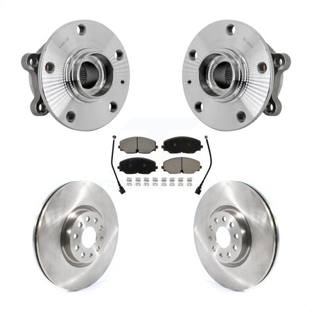 Front Hub Bearing Assembly Disc Brake Rotor And Pads Kit For Volkswagen Atlas Cross Sport KBB-132203
