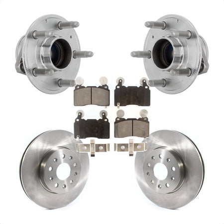 Front Hub Bearing Assembly Disc Brake Rotor And Pad Kit For Chevrolet Camaro Cadillac CTS KBB-132248