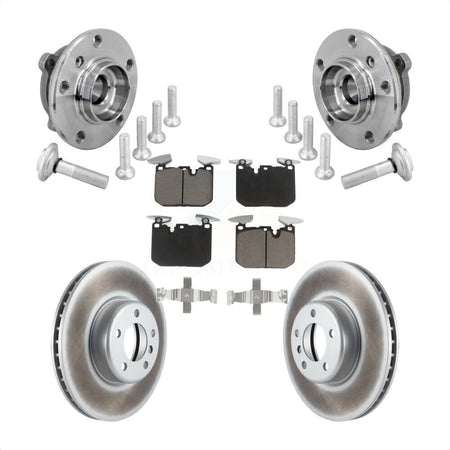Front Hub Bearing Coat Brake Rotor Pad Kit For BMW 330i xDrive 440i Gran Coupe 320i M240i KBB-132992