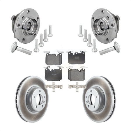 Front Hub Bearing Coat Brake Rotor Pad Kit For BMW 330i xDrive 440i Gran Coupe 320i M240i KBB-133097