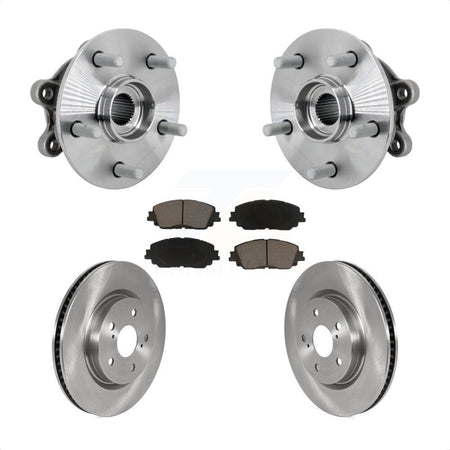Front Hub Bearing Brake Rotor & Pads Kit For Toyota RAV4 FULL HYBRID EV-GAS (FHEV) engine KBB-133391