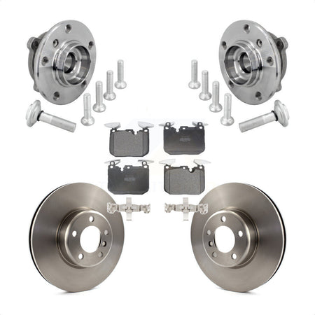 Front Hub Bearing Brake Rotor Pad Kit For BMW 330i xDrive 440i Gran Coupe 320i M240i 340i KBB-133440