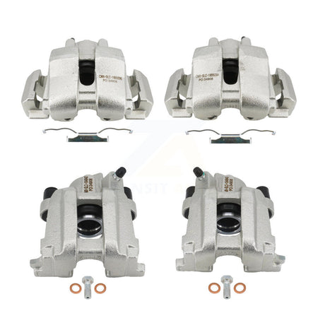 Front Rear Disc Brake Caliper Left Right Side Kit For 2011 Mercury Mariner GAS engine KBC-100025