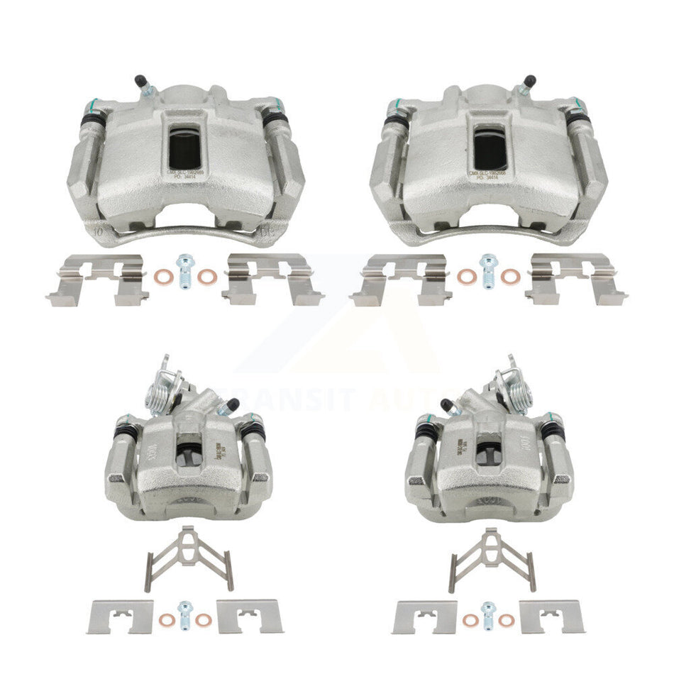 Front Rear Disc Brake Caliper Left Right Side (Driver Passenger) Kit For Honda Accord KBC-100033