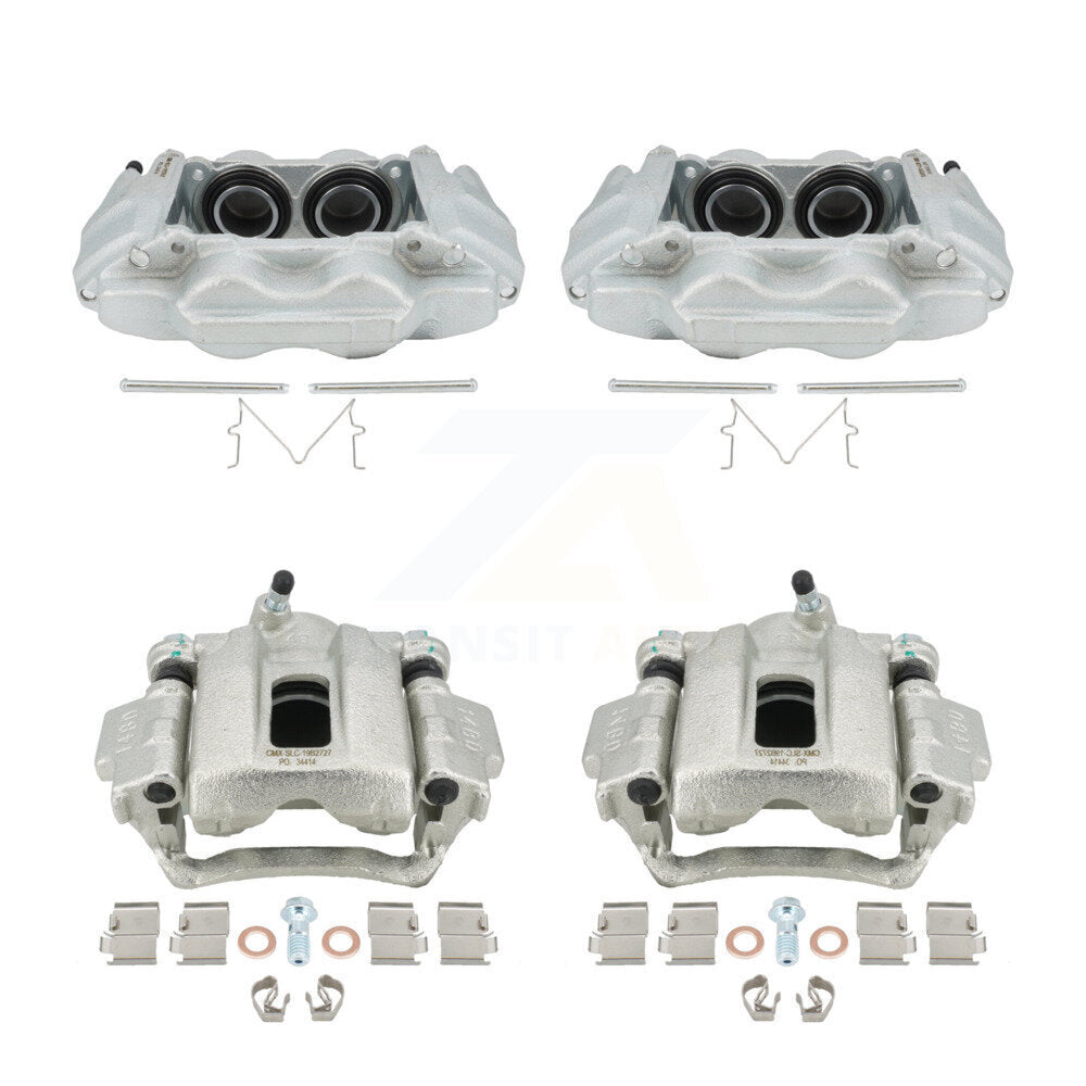 Front Rear Disc Brake Caliper Assembly Left Right Side (Driver Passenger) Kit For 2003-2009 Toyota 4Runner With Casting # 13WH KBC-100036 by CMX