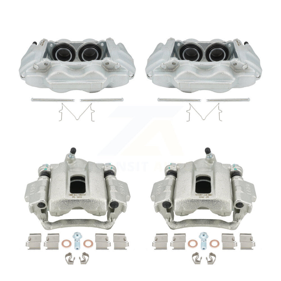 Front Rear Disc Brake Caliper Assembly Left Right Side (Driver Passenger) Kit For 2003-2009 Toyota 4Runner With Casting # 13WH KBC-100036 by CMX