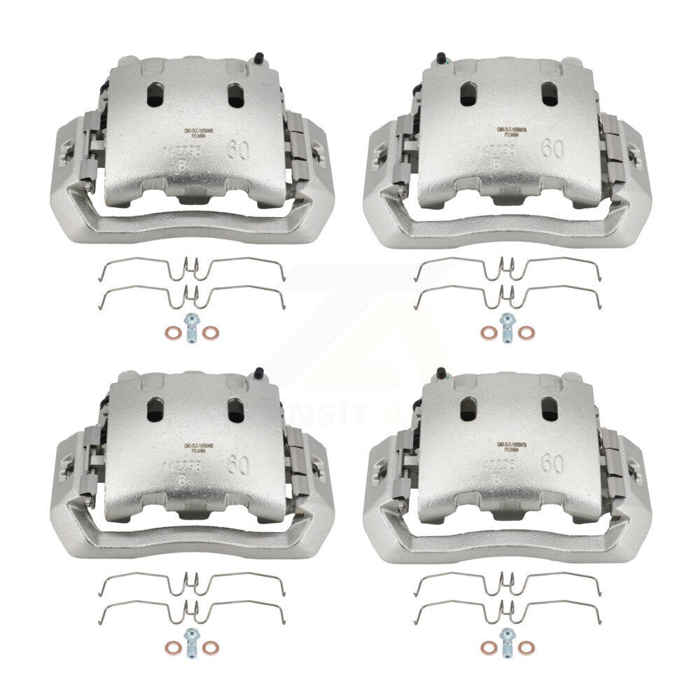 Front Rear Disc Brake Caliper Kit For Ford F-450 Super Duty F-550 International LCF CF500 KBC-100046