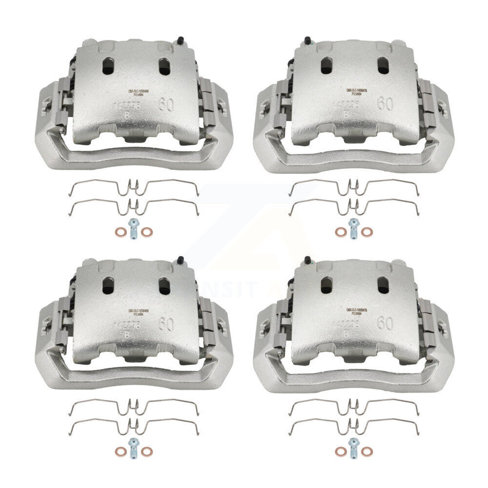 Front Rear Disc Brake Caliper Kit For Ford F-450 Super Duty F-550 International LCF CF500 KBC-100046
