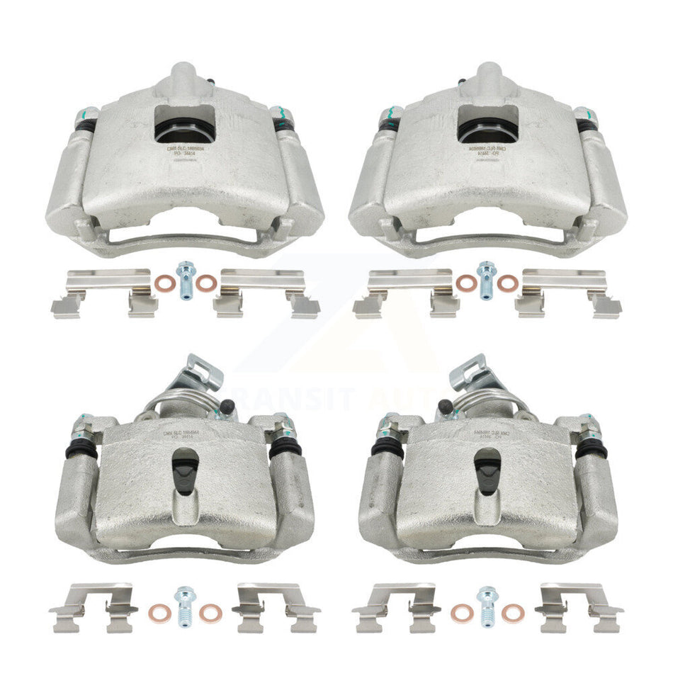 Front Rear Disc Brake Caliper Assembly Left Right Side (Driver Passenger) Kit For Chevrolet Uplander Pontiac Montana Buick Terraza Saturn Relay KBC-100074 by CMX