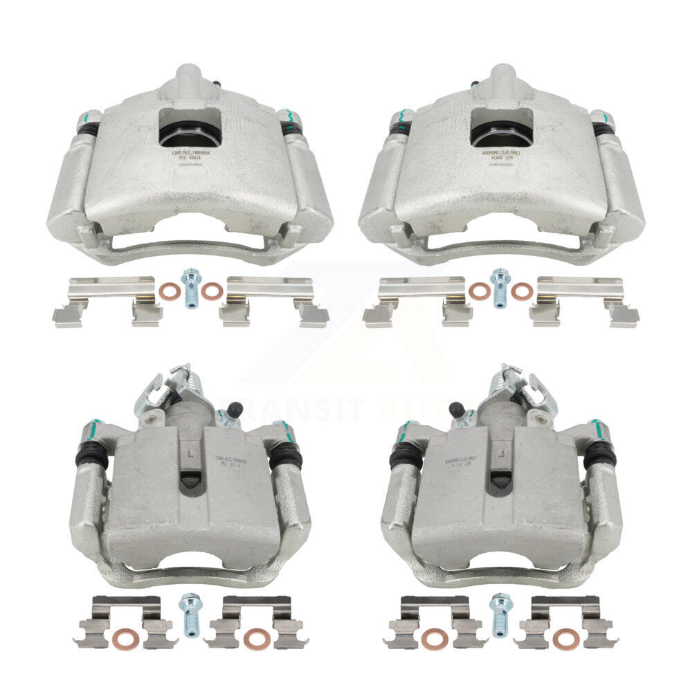 Front Rear Disc Brake Caliper Assembly Left Right Side (Driver Passenger) Kit For Pontiac Grand Prix Buick LaCrosse Allure KBC-100075 by CMX