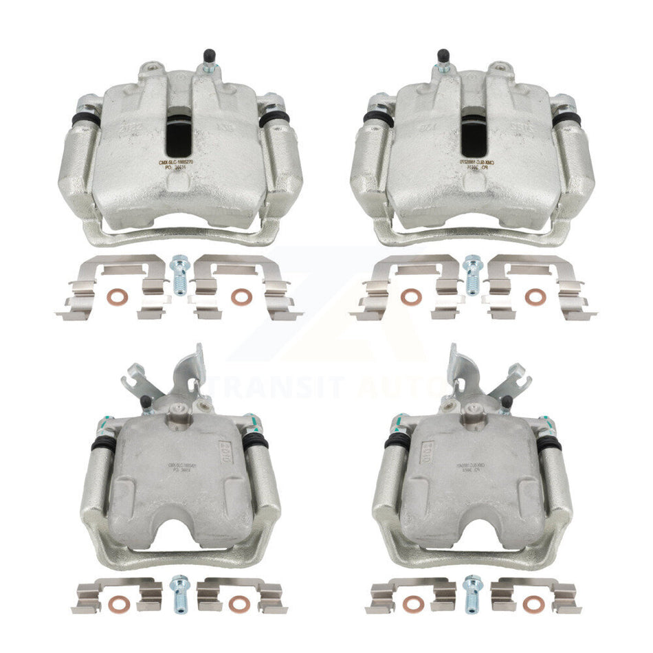 Front Rear Disc Brake Caliper Assembly Left Right Side (Driver Passenger) Kit For Buick LaCrosse Allure KBC-100082 by CMX