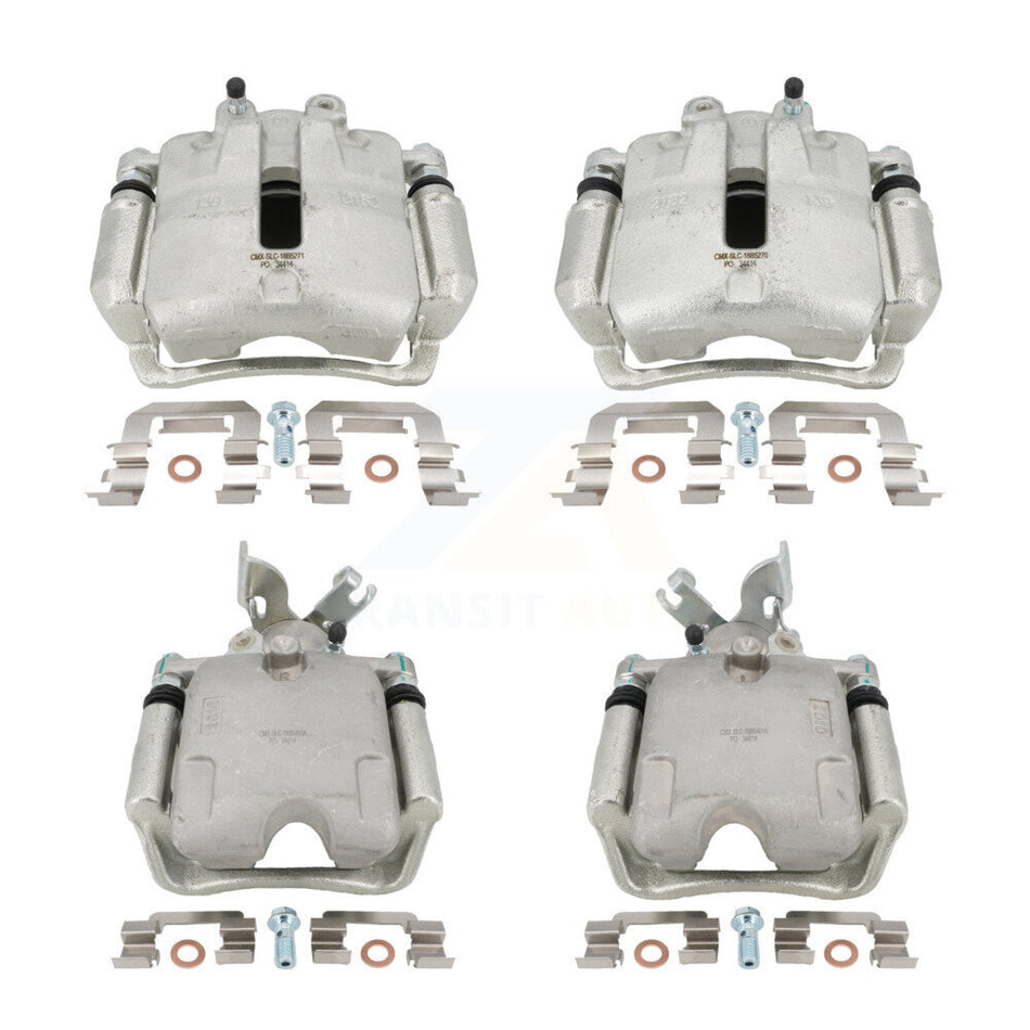 Front Rear Disc Brake Caliper Assembly Left Right Side (Driver Passenger) Kit For Chevrolet Impala Buick LaCrosse Malibu Regal KBC-100083