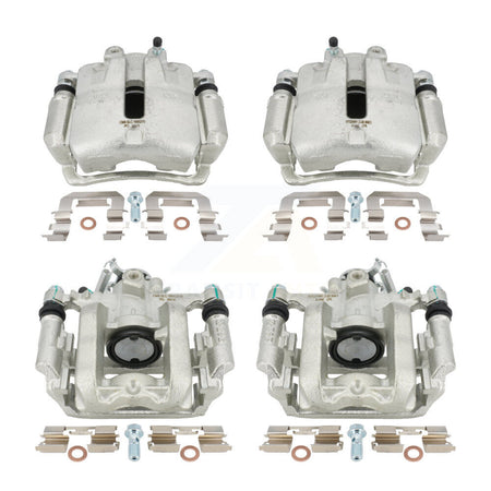 Front Rear Disc Brake Caliper Assembly Left Right Side (Driver Passenger) Kit For 2014 Cadillac ELR KBC-100087 by CMX