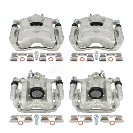 Front Rear Disc Brake Caliper Assembly Left Right Side (Driver Passenger) Kit For Chevrolet Cruze Limited KBC-100088 by CMX