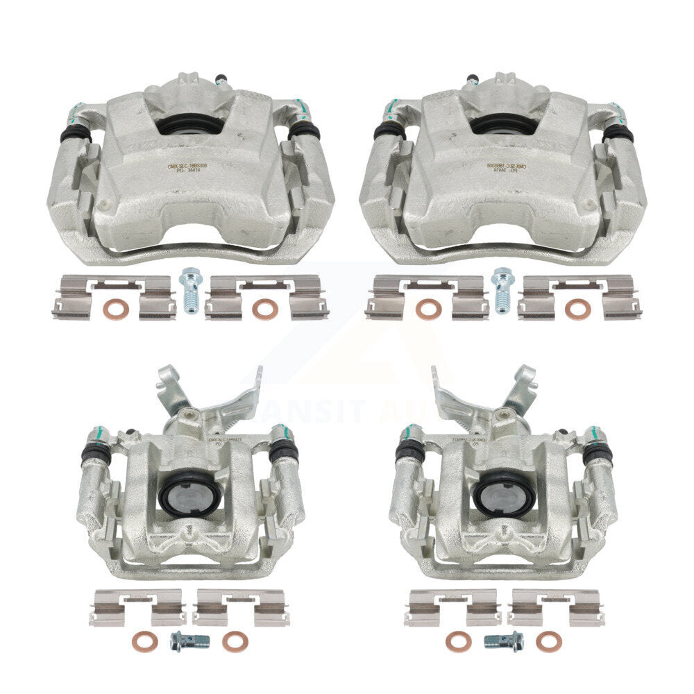 Front Rear Disc Brake Caliper Assembly Left Right Side (Driver Passenger) Kit For Chevrolet Sonic KBC-100089 by CMX